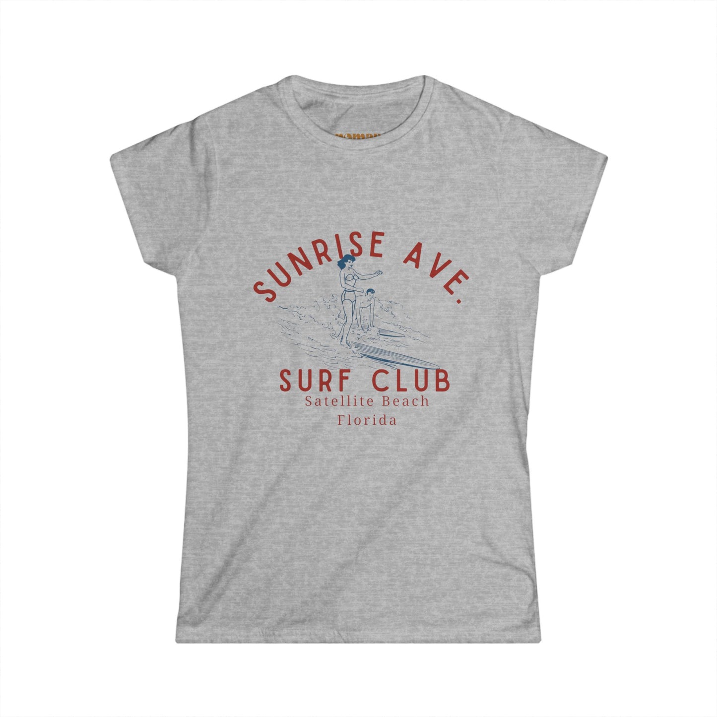 Sunrise Ave. Surf Club Women's Softstyle Tee