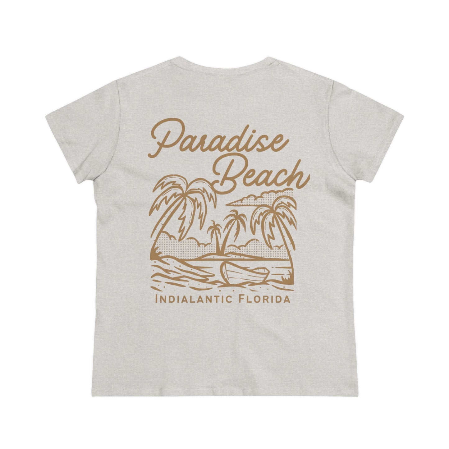 Women's Paradise Beach Midweight Cotton Tee