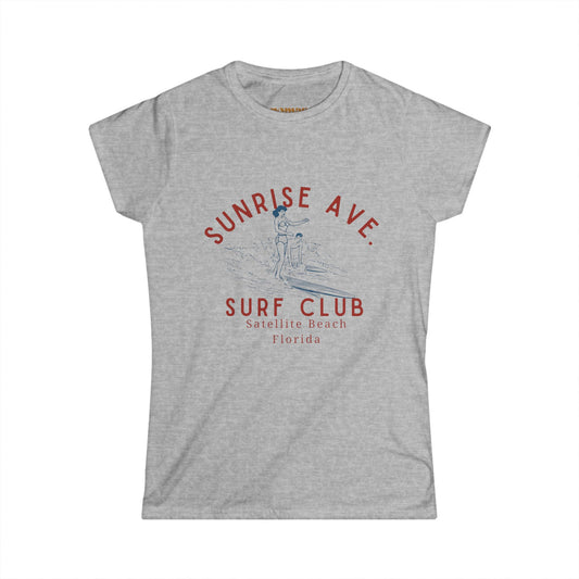Sunrise Ave. Surf Club Women's Softstyle Tee